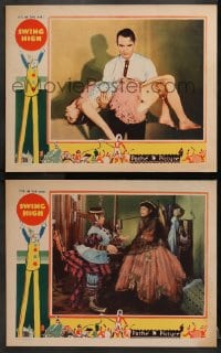 2r981 SWING HIGH 2 LCs 1930 pretty circus trapeze girl Helen Twelvetrees, all talking, all music!