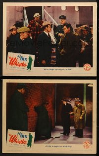 2r993 WHISTLER 2 LCs 1944 Richard Dix, J. Carrol Naish, when Otto Forrest whistles, someone dies!