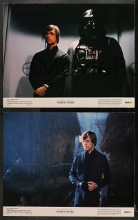 2r289 RETURN OF THE JEDI 8 color 11x14 stills 1983 Luke, Leia, Han, Chewbacca, Darth Vader, Lando!