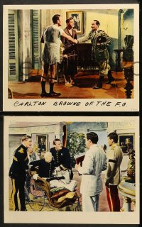 2r734 CARLTON-BROWNE OF THE F.O. 3 English LCs 1959 great images of wacky Terry-Thomas and cast!