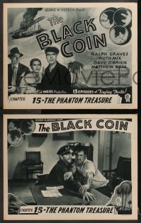 2r050 BLACK COIN 8 chapter 15 LCs 1936 Ralph Graves, Ruth Mix, O'Brien, serial, Phantom Treasure!