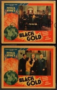 2r730 BLACK GOLD 3 LCs 1936 Frankie Darro & LeRoy Mason, Peter B. Kyne's The Joy of Living!
