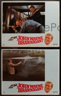 2r733 BRANNIGAN 3 LCs 1975 Douglas Hickox, fighting John Wayne in England, God Save the Queen!