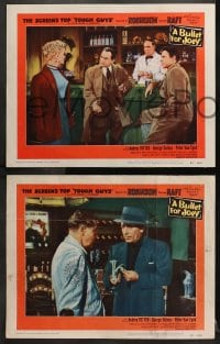 2r475 BULLET FOR JOEY 6 LCs 1955 Edward G. Robinson, George Raft, pretty Audrey Totter, film noir!