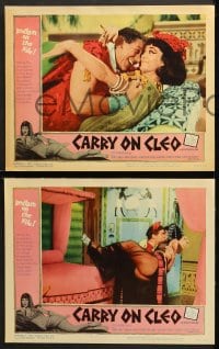 2r065 CARRY ON CLEO 8 LCs 1965 English comedy on the Nile, sexy Amanda Barrie in title role!