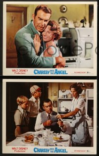 2r624 CHARLEY & THE ANGEL 4 LCs 1973 Disney, Fred MacMurray, Cloris Leachman, supernatural comedy!