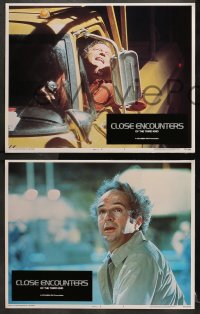 2r082 CLOSE ENCOUNTERS OF THE THIRD KIND 8 LCs 1977 Steven Spielberg sci-fi classic, Dreyfuss!