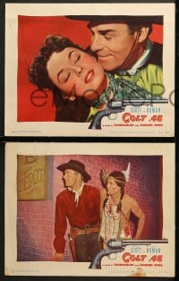 2r625 COLT .45 4 LCs 1950 great images of Randolph Scott & sexy Ruth Roman!