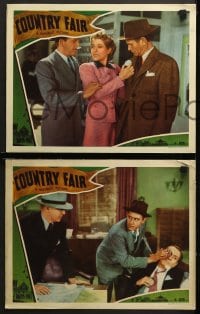 2r547 COUNTRY FAIR 5 LCs 1941 Eddie Foy Jr, June Clyde, political scandal, great images!
