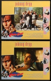 2r092 CRY-BABY 8 LCs 1990 directed by John Waters, Johnny Depp, Traci Lords, Ricki Lake, Amy Locane!