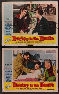 2r740 DOCTOR IN THE HOUSE 3 LCs 1955 Dr. Dirk Bogarde, Kay Kendall, Kenneth More!