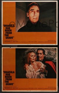 2r551 DRACULA HAS RISEN FROM THE GRAVE 5 LCs 1969 Hammer, Christopher Lee as Count Dracula!