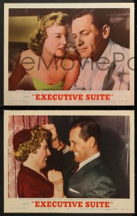 2r746 EXECUTIVE SUITE 3 LCs 1954 William Holden, Barbara Stanwyck, June Allyson, Nina Foch!