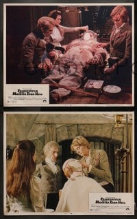 2r137 FRANKENSTEIN & THE MONSTER FROM HELL 8 LCs 1974 Hammer, Peter Cushing, Terence Fisher