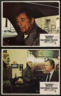 2r753 FRIENDS OF EDDIE COYLE 3 int'l LCs 1973 Robert Mitchum in a grubby, violent, dangerous world!