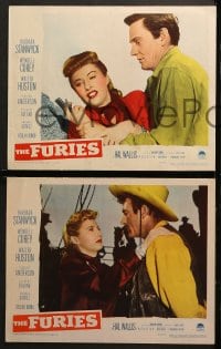 2r486 FURIES 6 LCs 1950 Barbara Stanwyck, Walter Huston, Anthony Mann directed!