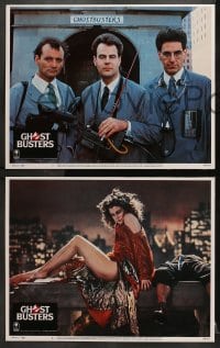 2r415 GHOSTBUSTERS 7 LCs 1984 Bill Murray, Aykroyd & Harold Ramis are here to save the world!