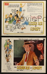 2r148 GOLDEN AGE OF COMEDY 8 LCs 1958 Laurel & Hardy, Harry Langdon, winner of 2 Academy Awards!
