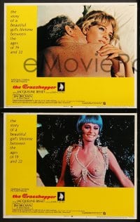 2r154 GRASSHOPPER 8 LCs 1970 sexy Las Vegas showgirl Jacqueline Bisset and Jim Brown!