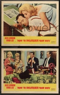 2r562 HOW TO MURDER YOUR WIFE 5 LCs 1965 Jack Lemmon, Virna Lisi, the most sadistic comedy!
