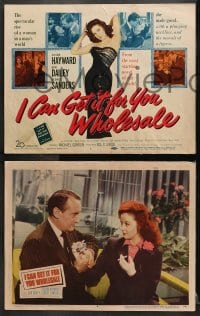 2r176 I CAN GET IT FOR YOU WHOLESALE 8 LCs 1951 sexy Susan Hayward, Dan Dailey, George Sanders!