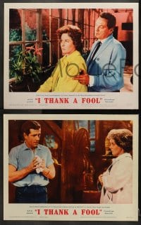 2r177 I THANK A FOOL 8 LCs 1962 Susan Hayward would kill for love, Peter Finch may be the fool!