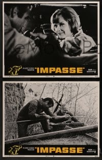 2r425 IMPASSE 7 LCs 1969 cool action images of Burt Reynold, Miko Mayama, Anne Francis!