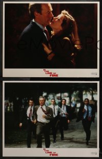 2r179 IN THE LINE OF FIRE 8 LCs 1993 Wolfgang Petersen, Clint Eastwood as Secret Service bodyguard!