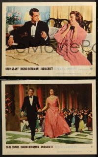 2r182 INDISCREET 8 LCs 1958 great images of Cary Grant, Ingrid Bergman, directed by Stanley Donen!