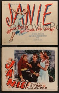 2r497 JANIE 6 LCs 1944 Michael Curtiz, Joyce Reynolds is the gleam in the eye of every G.I.!