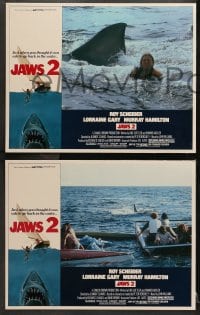 2r658 JAWS 2 4 LCs 1978 Roy Scheider, just when you thought it was safe, different sailboat art!