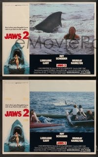 2r659 JAWS 2 4 LCs 1978 Roy Scheider, just when you thought it was safe, Feck skier border art!