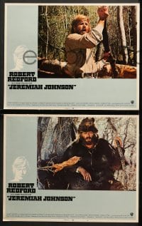 2r189 JEREMIAH JOHNSON 8 LCs 1972 mountain man Robert Redford, directed by Sydney Pollack!