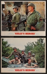 2r191 KELLY'S HEROES 8 LCs 1970 Clint Eastwood, Savalas, Don Rickles, Donald Sutherland, WWII!
