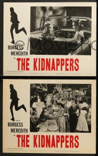2r192 KIDNAPPERS 8 LCs 1964 Burgess Meredith, Olivia Cenizal, William Phipps!