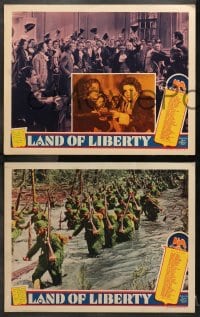 2r767 LAND OF LIBERTY 3 LCs 1940 Cecil B. DeMille, Northwest Passage, Drums Along the Mohawk!