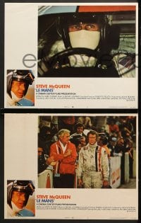 2r205 LE MANS 8 LCs 1971 great images of race car driver Steve McQueen, complete set!