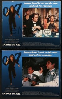 2r208 LICENCE TO KILL 8 LCs 1989 Timothy Dalton as James Bond 007, he's out for revenge!
