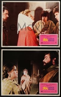 2r500 LION IN WINTER 6 LCs R1975 great images of Katharine Hepburn, Peter O'Toole as Henry II!