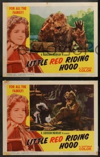 2r769 LITTLE RED RIDING HOOD 3 LCs 1963 La Caperucita Roja, Brothers Grimm fairy tale!