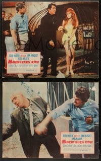 2r507 MURDERERS' ROW 6 LCs 1966 cool images of spy Dean Martin as Matt Helm, sexy Ann-Margret!