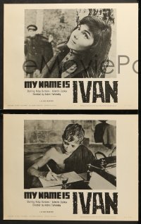 2r244 MY NAME IS IVAN 8 LCs 1963 Andrei Tarkovsky's 1st feature film, Ivanovo detstvo!