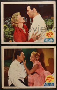 2r508 NANCY GOES TO RIO 6 LCs 1950 Carmen Miranda, Jane Powell, Ann Sothern, Sullivan, musical!