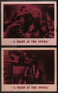 2r776 NIGHT AT THE OPERA 3 LCs R1962 Groucho Marx, Chico Marx, Harpo Marx!