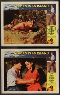 2r778 NO MAN IS AN ISLAND 3 LCs 1962 U.S. Navy sailor Jeffrey Hunter fought in Guam by himself!