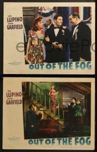 2r786 OUT OF THE FOG 3 LCs 1941 directed by Anatole Litvak, Ida Lupino & John Garfield!