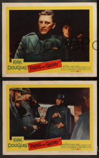 2r788 PATHS OF GLORY 3 LCs 1958 Stanley Kubrick, cool images from World War I classic!