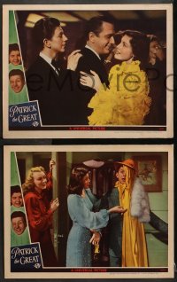 2r442 PATRICK THE GREAT 7 LCs 1944 great images of Donald O'Connor & pretty Peggy Ryan!