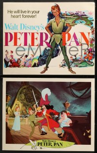 2r023 PETER PAN 9 LCs R1969 Walt Disney animated cartoon fantasy classic, great images!