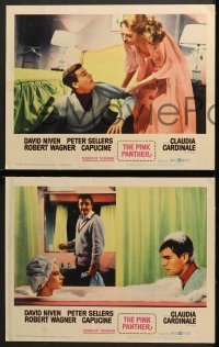 2r513 PINK PANTHER 6 LCs 1964 Peter Sellers, David Niven, Capucine, Wagner, Blake Edwards!